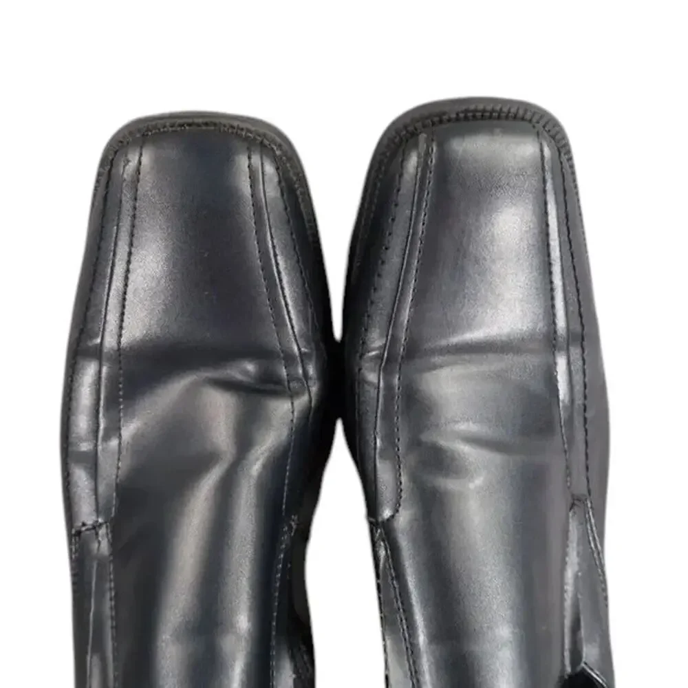 Alfani Shoes Mens 12 Loafer Slip On Dress Formal Classic Ascher Square Toe Black